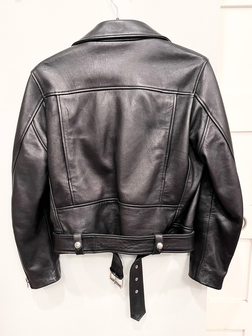 Acne Studios lamb leather biker jacket - Picture 4 of 9